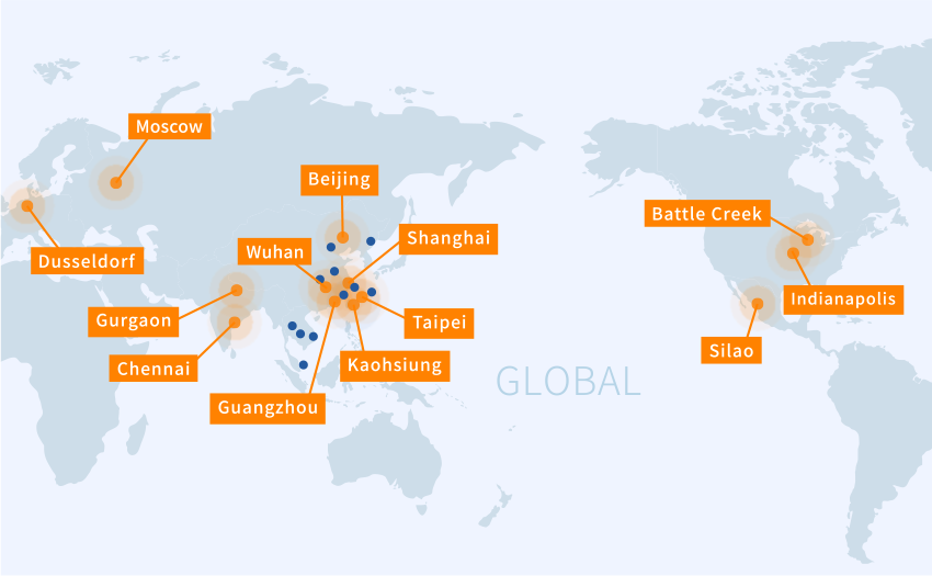 Overseas Network MAP